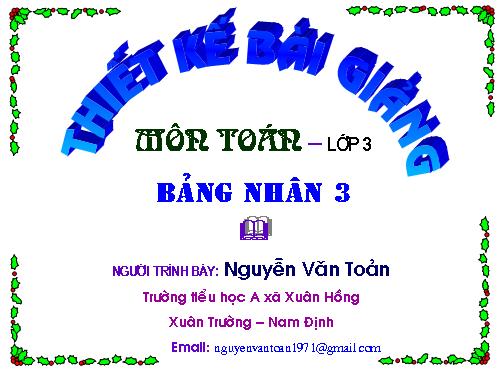 Bảng nhân 3