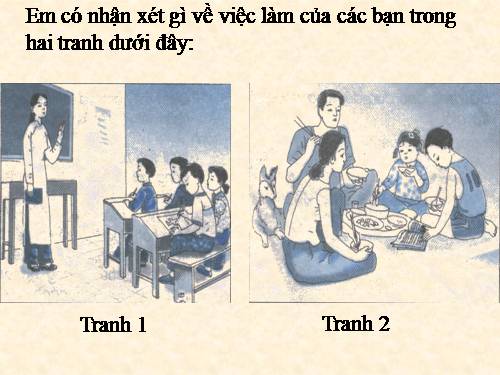 Bài 1. Học tập, sinh hoạt đúng giờ