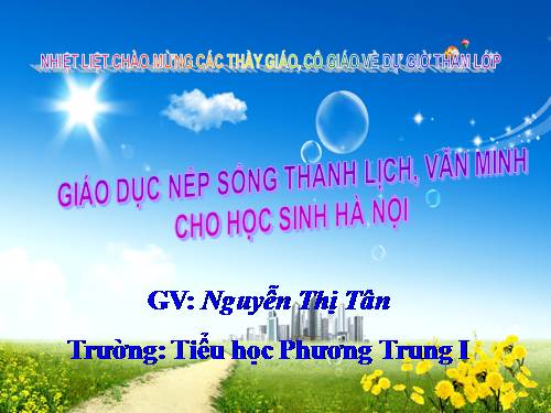 GD nếp sống thanh lịch vm