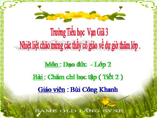 Bài 5. Chăm chỉ học tập