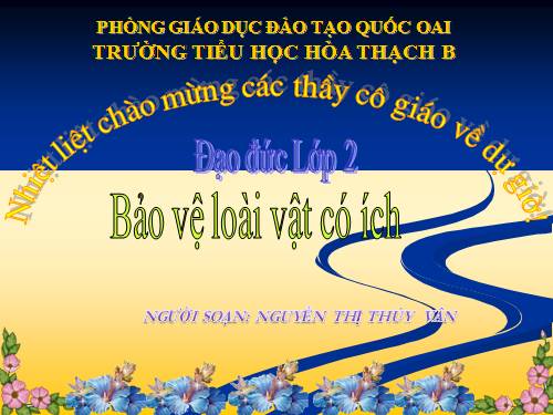 Bài 14. Bảo vệ loài vật có ích