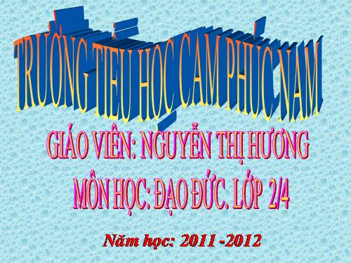 Bài 4. Chăm làm việc nhà