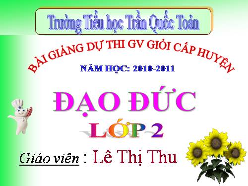 Bài 10. Biết nói lời yêu cầu, đề nghị