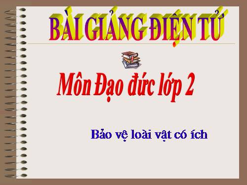 Bài 14. Bảo vệ loài vật có ích