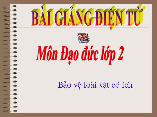 Bài 14. Bảo vệ loài vật có ích