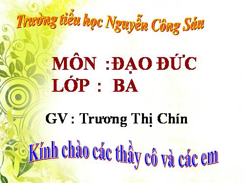 Bài 3. Gọn gàng, ngăn nắp