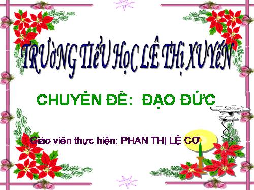 Chuyen de Dao duc lop2