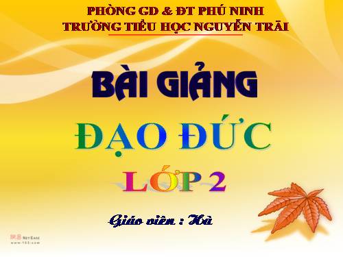 Bài 10. Biết nói lời yêu cầu, đề nghị