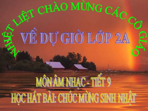 Bài 4. Chúc mừng sinh nhật