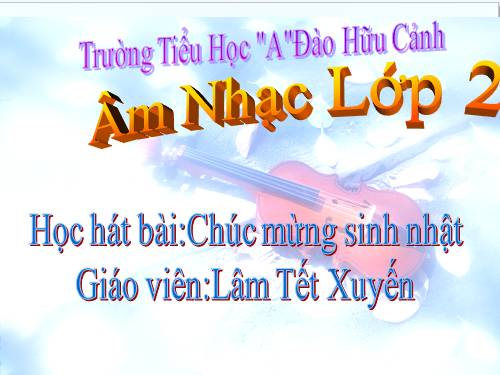 Bài 4. Chúc mừng sinh nhật