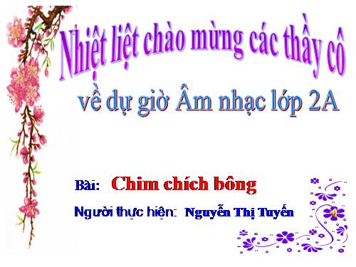 Bài 10. Chim chích bông