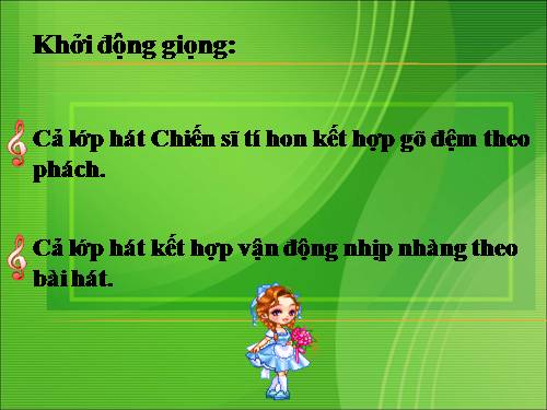 Học hát tự chọn: Trường em