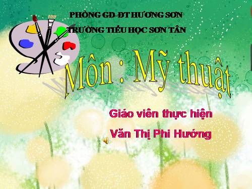 Bài 6. Màu sắc, vẽ màu vào hình có sẵn