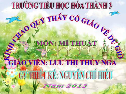 Bài 11. Vẽ tiếp hoạ tiết vào đường diềm và vẽ màu