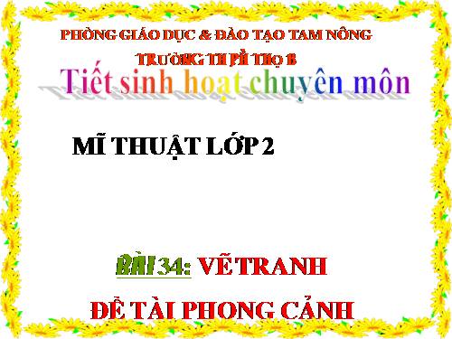 Bài 34. Đề tài phong cảnh đơn giản