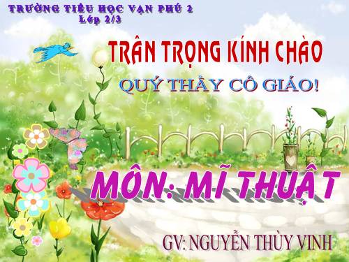 Bài 11. Vẽ tiếp hoạ tiết vào đường diềm và vẽ màu