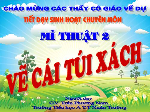 Bài 20. Vẽ túi xách (giỏ xách)