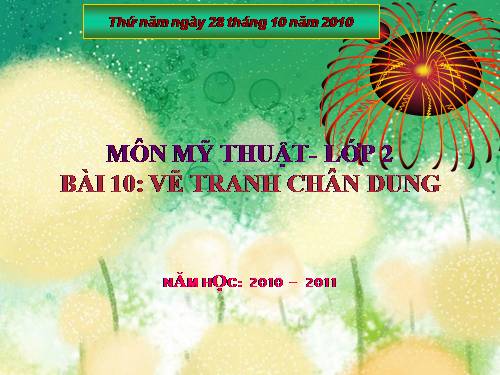 Bài 10. Đề tài tranh chân dung