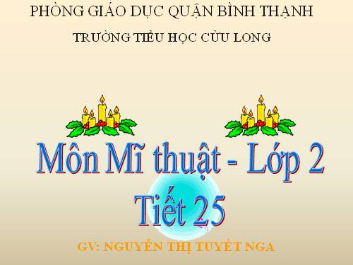 Bài 25. Tập vẽ hoạ tiết dạng hình vuông, hình tròn