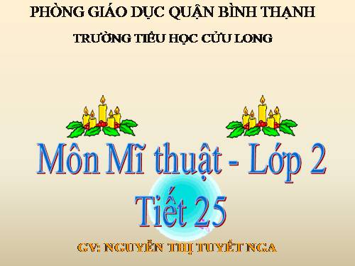 Bài 25. Tập vẽ hoạ tiết dạng hình vuông, hình tròn