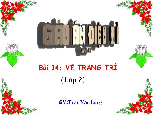 Bài 14. Vẽ tiếp hoạ tiết vào hình vuông và vẽ màu