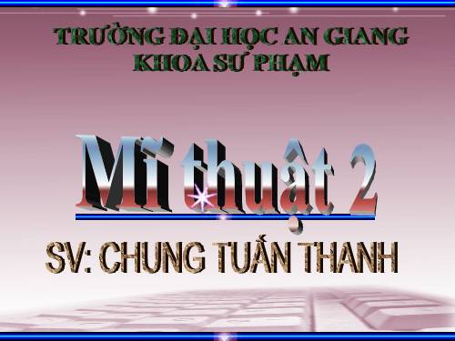 Bài 34. Đề tài phong cảnh đơn giản