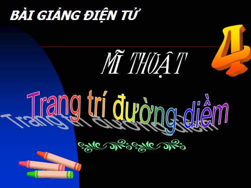 Bài 22. Trang trí đường diềm