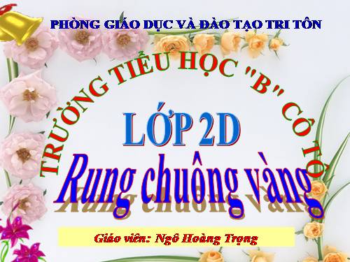tro choi rung chuong vang