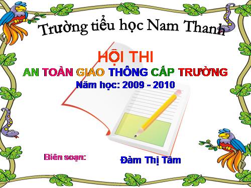 D:/HTATGT Nam Thanh.ppt