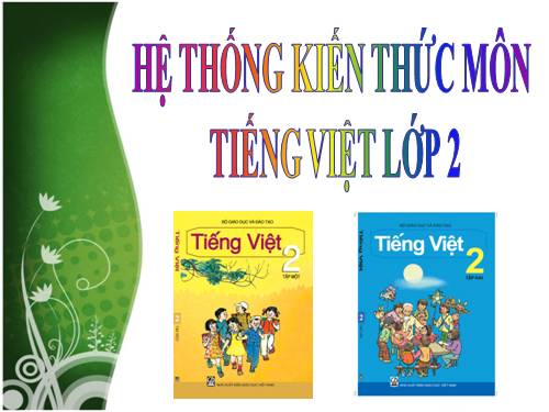 Hệ thống kiến thức Tiếng Việt lớp 2