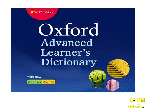 TỰ ĐIỂN OXFORD ADVANCED LEARNER 9 - NĂM 2015