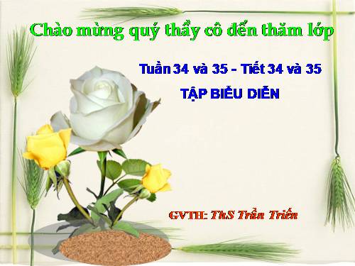 am nhac 1 Tiết34-35 Tập biểu diễn