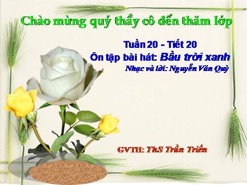 Bài 7. Bầu trời xanh