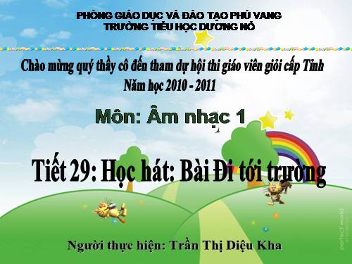 Bài 11. Đi tới trường