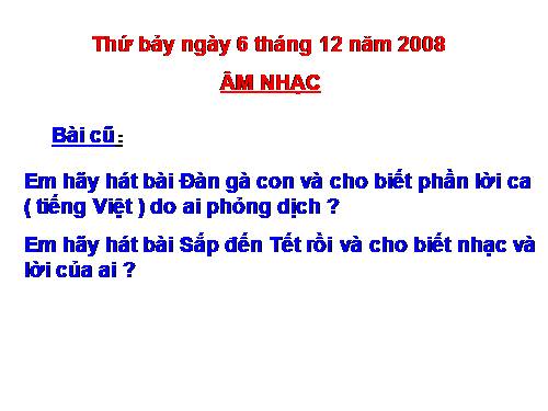 Bài 16. Nghe hát Quốc ca