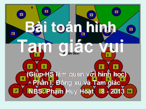 Bài hình tam giác vui (P 1)