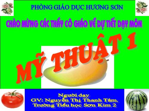 Bài 7. Vẽ màu vào hình quả (trái) cây