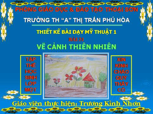 Bài 31. Vẽ cảnh thiên nhiên đơn giản