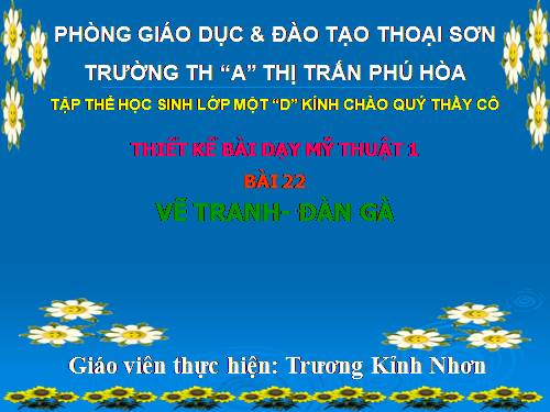 Bài 22. Vẽ vật nuôi trong nhà