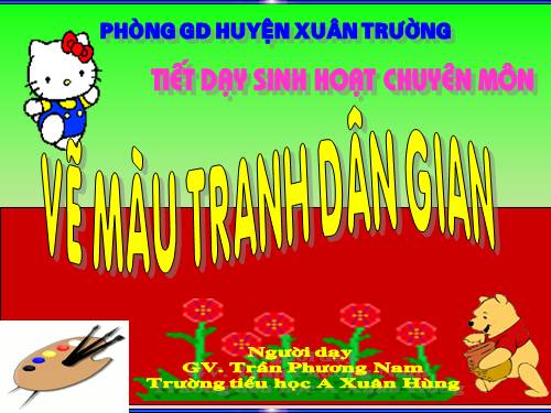 Bài 25. Vẽ màu vào hình của Tranh dân gian