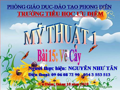 Bài 15. Vẽ cây, vẽ nhà