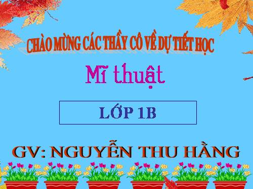 Bài 26. Vẽ chim và hoa