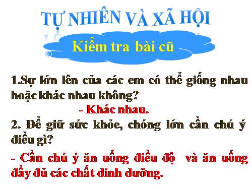 Bài 3. Nhận biết các vật xung quanh