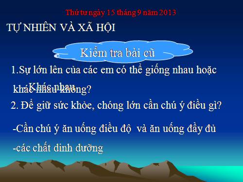 Bài 3. Nhận biết các vật xung quanh