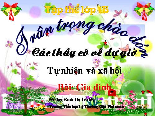 Bài 11. Gia đình