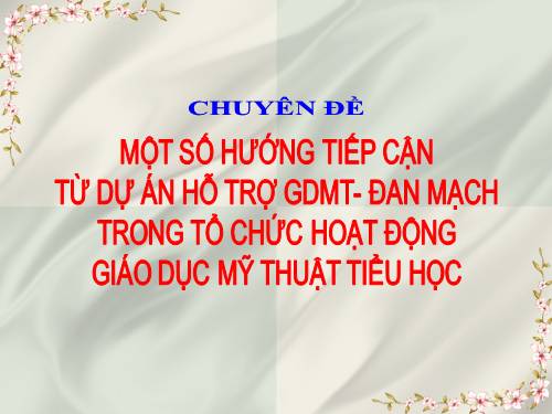 Chuyên đề Mĩ thuật của Đan Mạch