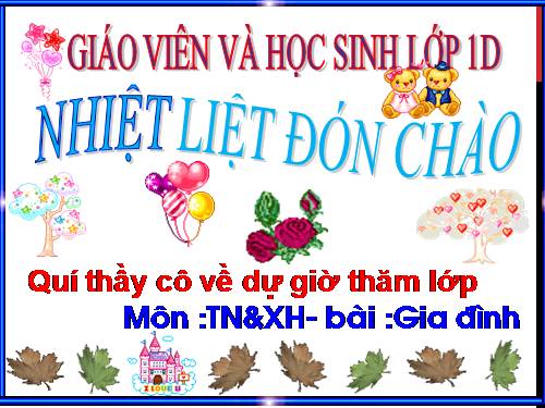 Bài 11. Gia đình