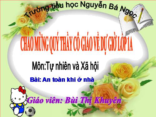 Bài 14. An toàn khi ở nhà