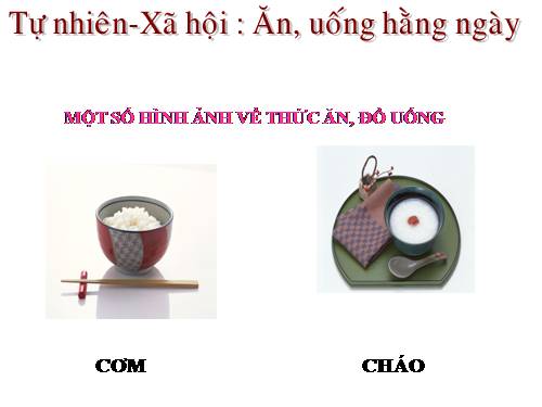 Bài 8. Ăn, uống hàng ngày