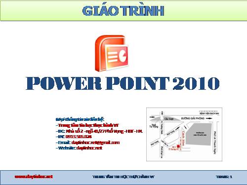 HD GIÁO VIÊN HỌC PovverPoint ĐÊ TRÌNH CHIẾU